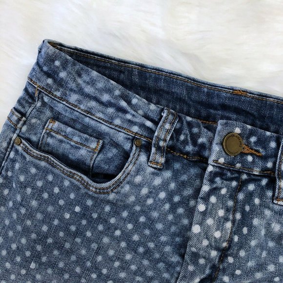 Blank NYC Polka Dots Denim Shorts - Picture 3 of 8